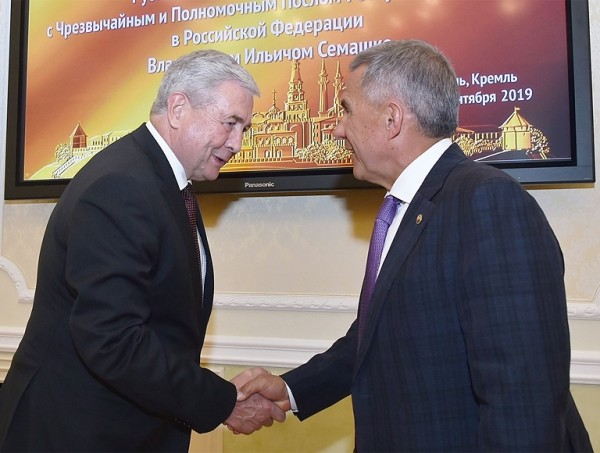 Владимир Семашко: Беларусь готова тесно взаимодействовать с Татарстаном в нефтехимии, АПК, строительстве