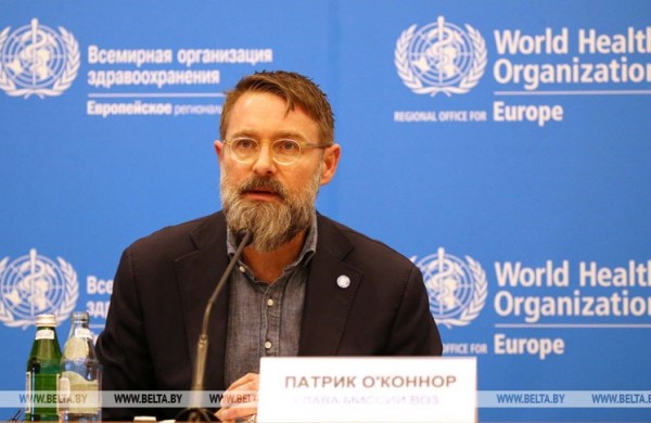 Глава миссии Патрик О'Коннор: ВОЗ приветствует принимаемые Беларусью меры по борьбе с коронавирусом