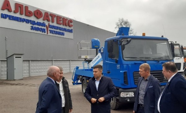 Сборочное производство коммунальной техники на базе шасси МАЗ открыто в Кременчуге