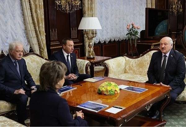 Президент Беларуси Александр Лукашенко встретился с генеральным директором АО «Российский экспортный центр» Вероникой Никишиной