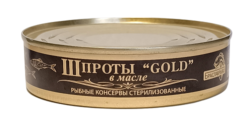 Компания «Браславрыба»: шпроты в масле «GOLD»