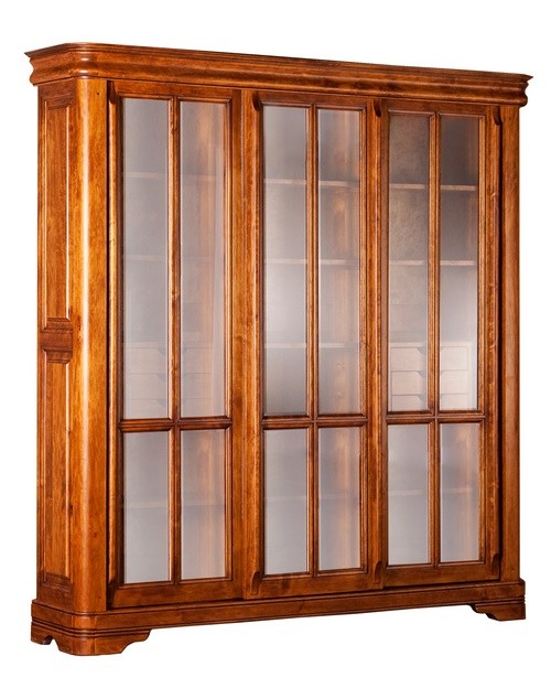 ООО «Добрушдрев»: шкаф для книг МО 26.01 в классическом французском стиле из 100% массива ольхи