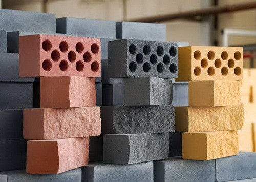 ЗАО «Могилевский КСИ»: кирпич силикатный окрашенный с колотой поверхностью и камни силикатные пустотные