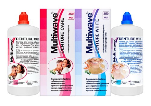 ООО «Чистая река»: растворы для чистки зубных протезов «DENTURE CARE MULTIWAVE» и «DENTURE WHITE MULTIWAVE»
